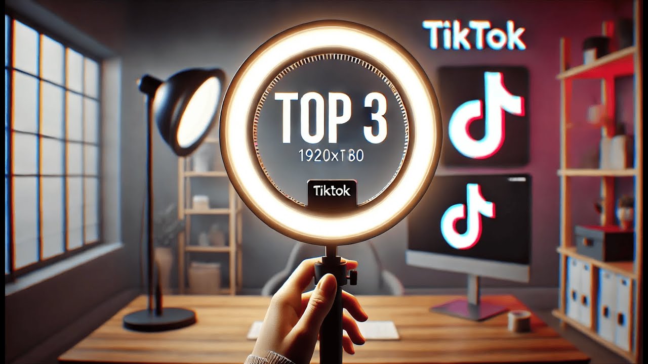 TOP 3 MEILLEUR RING LIGHT 2024 💡 | TOP ÉCLAIRAGE POUR VIDÉOS, SELFIES & STREAMING 🎥
