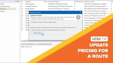 How To Update Pricing for a Route – An OnTime 360 Guide
