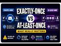 Exactly-once vs At-least-once Delivery — What Really Matters