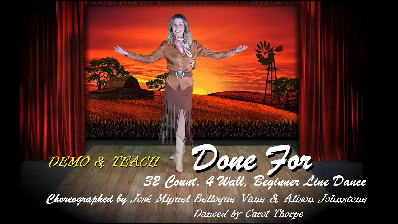 Done For Beginner Line Dance - DEMO&TEACH