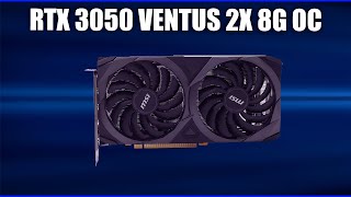 Видеокарта MSI GeForce RTX 3050 VENTUS 2X 8G OC