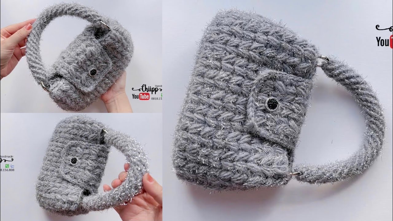 Вязаная крючком сумка 🧶 BlingBling Party Handbag