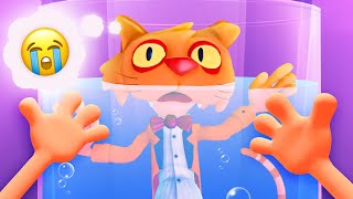 I TRAPPED A CAT In A Water Tank in Floor Plan 2 VR