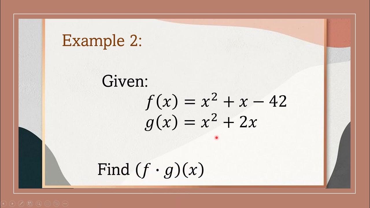 Operations on Functions: Multiplying and Dividing Functions_Part 1 ...