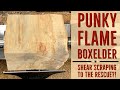 Woodturning punky flame boxelder  shear scraping for the best finish