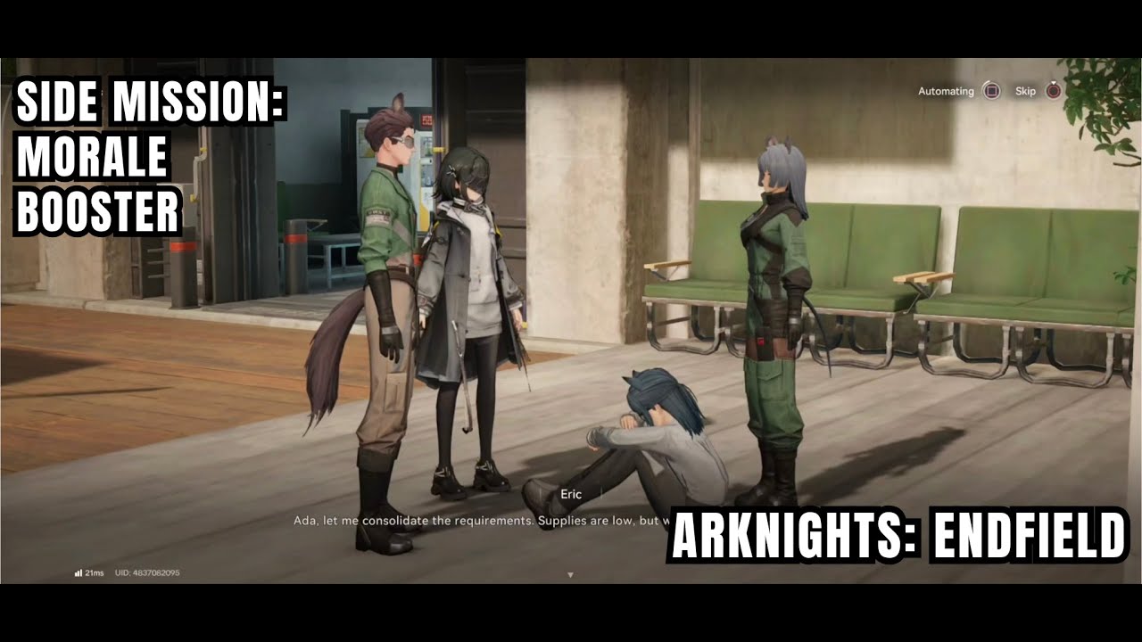 [Arknights: Endfield Side Mission] Morale Booster: Talk To The Crew And See What They Need