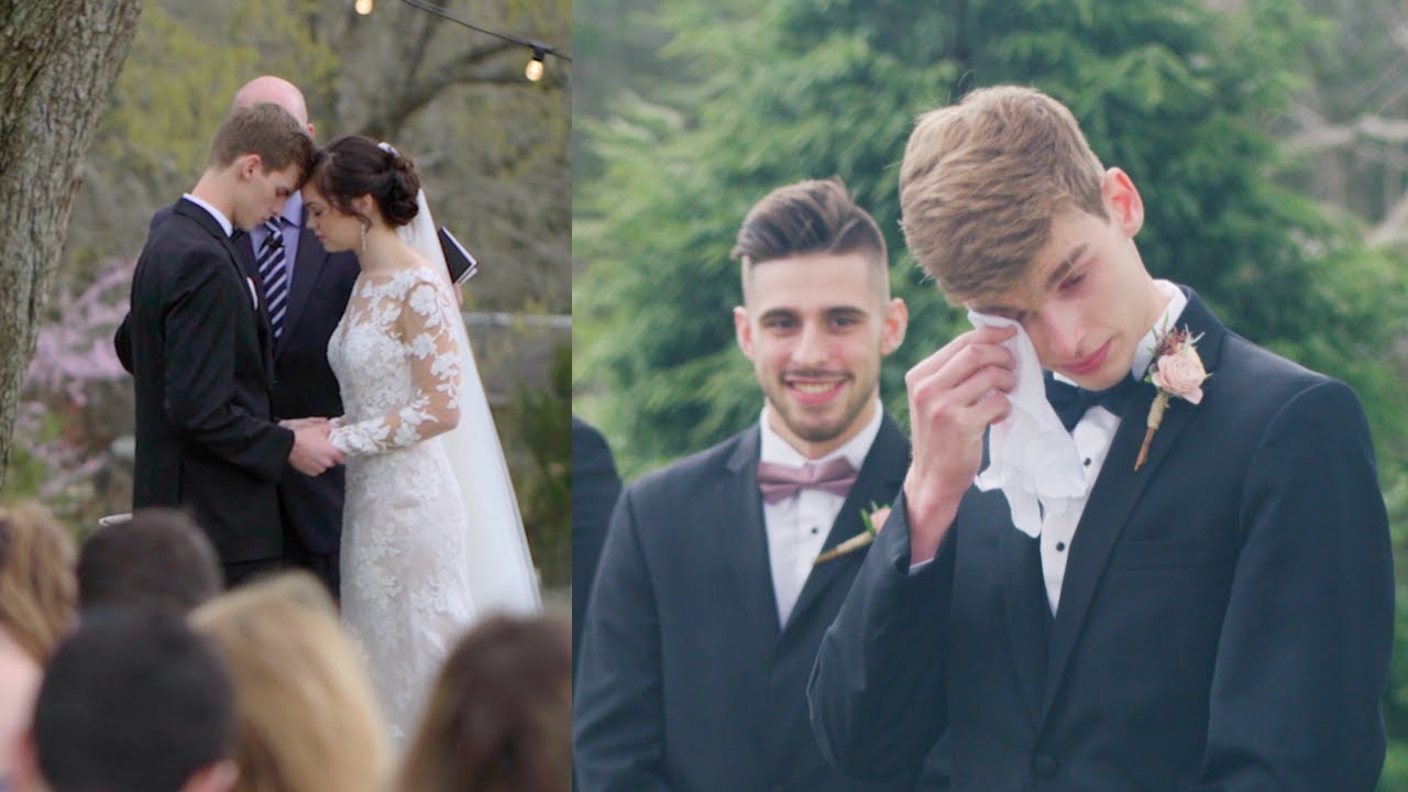 Реакция жениха на свою жену и их свадебные клятвы заставят вас плакать.