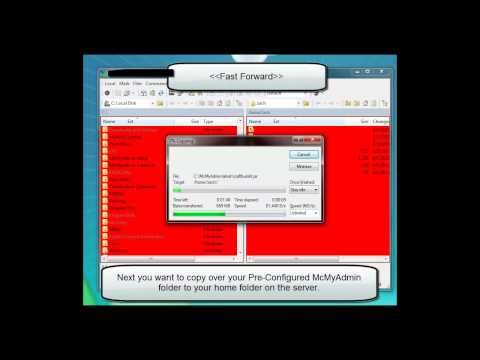 How to Setup McMyAdmin Minecraft Server 1.4 with Bukkit on Ubuntu Server 10.10 (Linux)