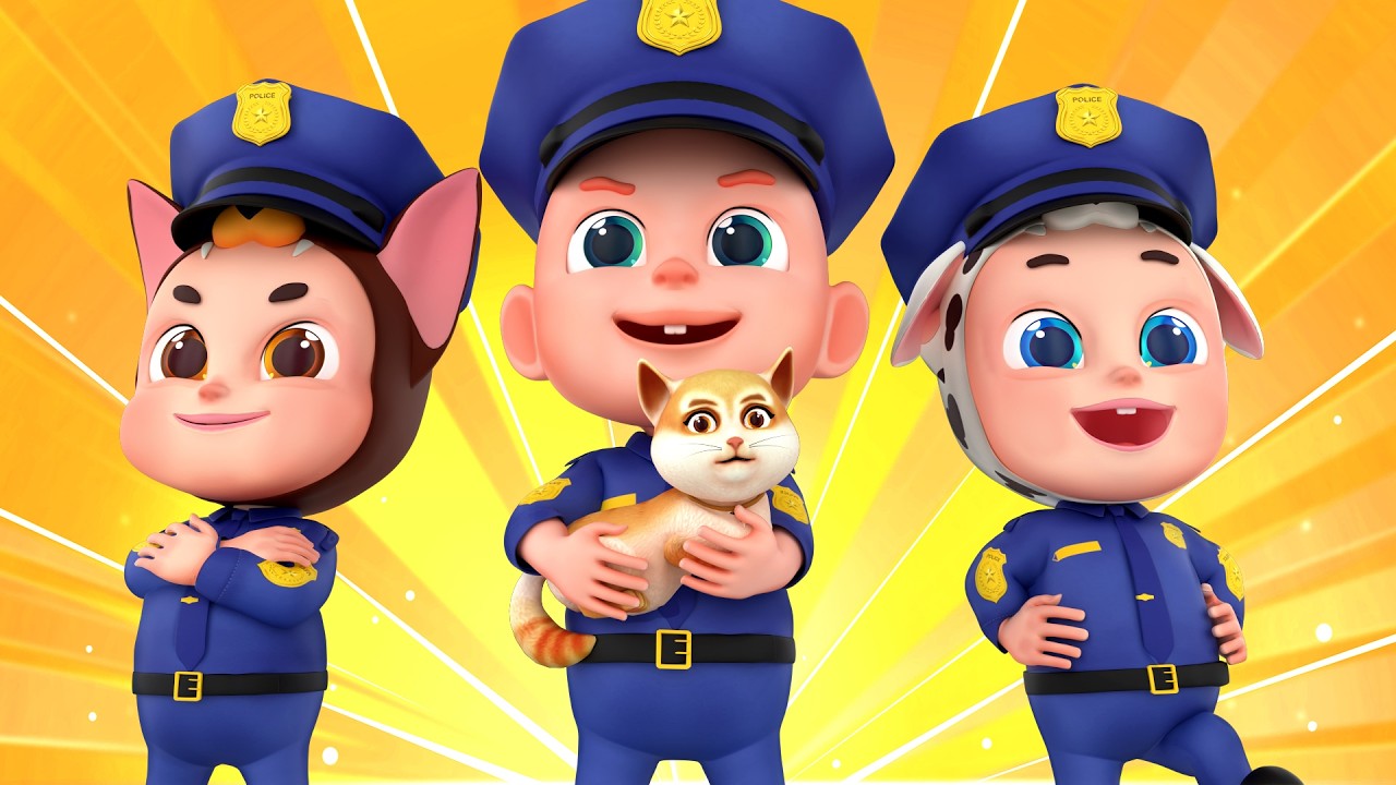 Let’s Be Police Today | Police Baby Song | Safety for Kids | Rosoo Nursery Rhymes & Kids Songs