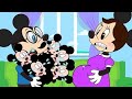Mickey Mouse Mommy Has Many Babies 