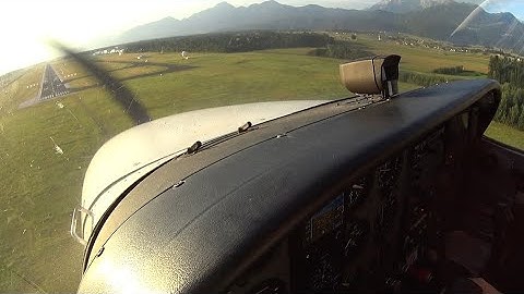 C172 Touch and Go Traffic Pattern Training at Ljubljana Airport (LJLJ) with ATC | 8th flying lesson