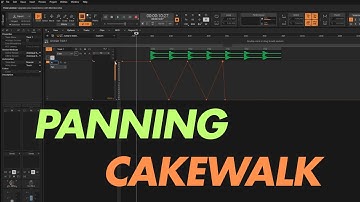 2 ways to automate Panning in Cakewalk Sonar