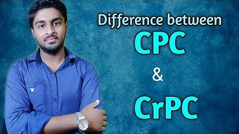 Difference between CPC and CrPC💥