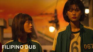 SQUID GAME S1 - Ji-yeong sacrifices Scene | Official Clip | Netflix Filipino Dub