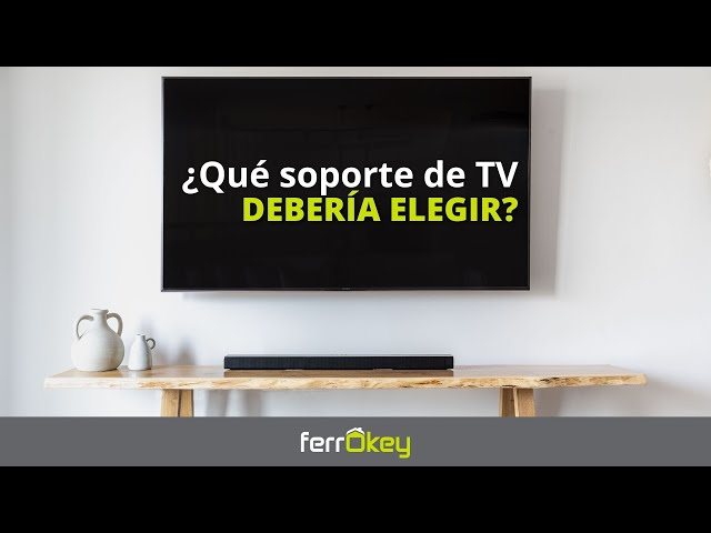 La comodidad de tener tu televisor en el aire: soporte tv motorizado para  pared 