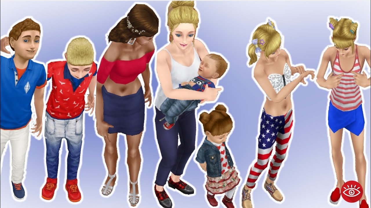 July 4th With 6 Kids Sims Freeplay Youtube