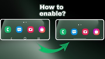 How to enable gesture bar on Samsung Galaxy M02 / A02