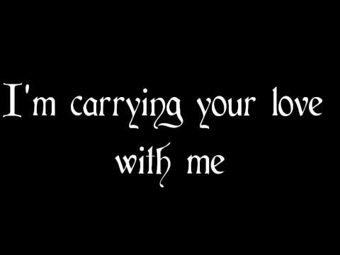 Carrying Your Love With Me - George Strait (Lyrics)