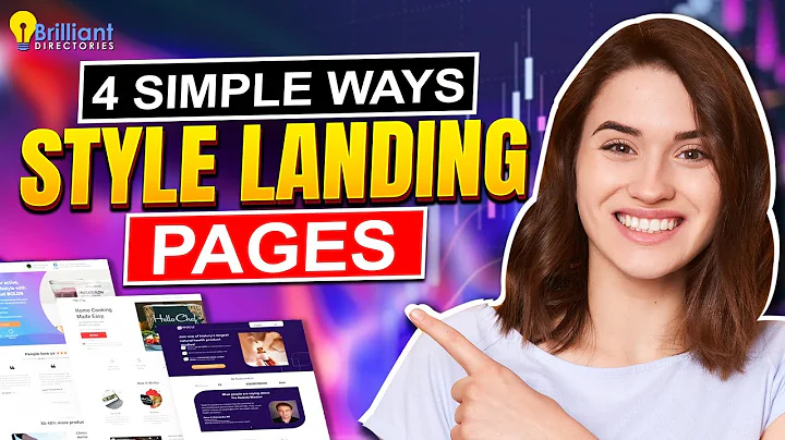 4 Simple Ways to Create The Best Landing Pages 💥 Stylize Your Website Landing Page