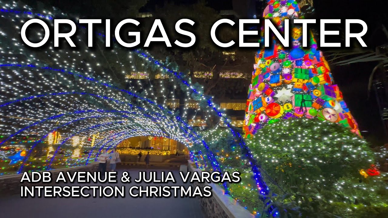 ADB Avenue & Julia Vargas Intersection Christmas 2025 🎄 | Ortigas Center, Philippines 🇵🇭 | 4k