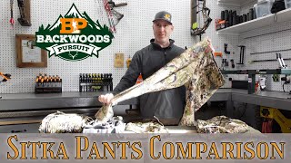 Sitka Pants Comparison Review  Sitka Big Game Pants Review