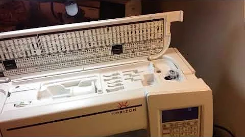 Winding a bobbin on a Janome 8200QC