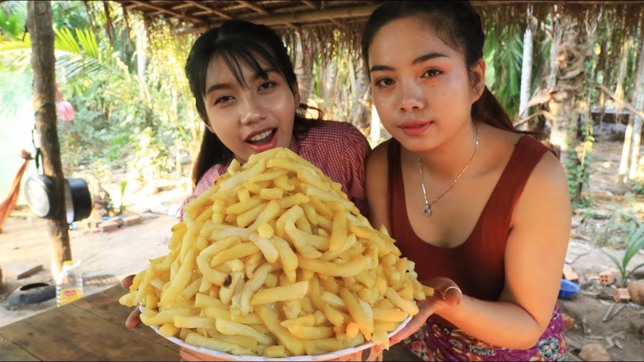 Yummy cooking french fry recipe - Cooking skill - YouTube