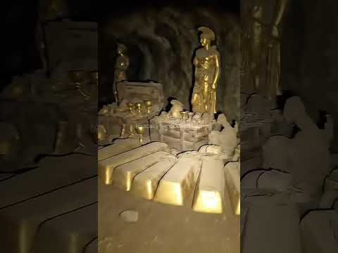 اكتشاف كنز روماني قديم داخل غرفة سر ية تحت الأرض