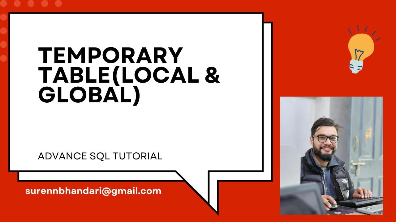 15 | Temporary Tables in SQL Server – Complete Guide | Local vs Global ...