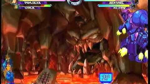 MvC2 Online (360): Brett (Cha/Mag/Psy) vs useleSSSavant (Wolv/Sent/Bon) 49 .:1.12.11:.