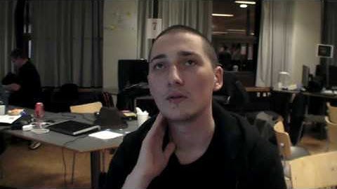 Barcamp Copenhagen 2008 - Simon from hacklab.dk sets up an IPv6 tunnel during BarCamp