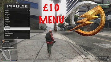 ($10) Impulse Essential Mod Menu For GtaV Online (mod showcase)