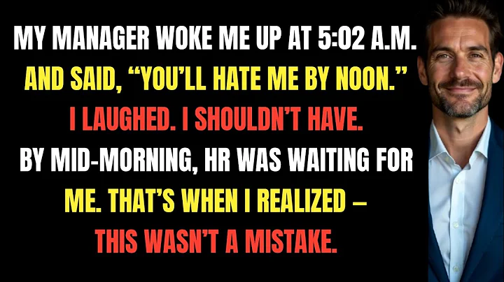 Mój menadżer obudził mnie o 5 rano i powiedział: „Do południa mnie znienawidzisz” — Potem zaczęły...