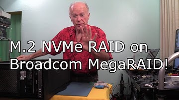 Hardware RAID - 5 vereisten voor implementatie van M.2 NVMe RAID op Broadcom MegaRAID 9560-16i!