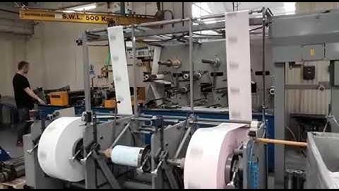 Bielomatik jumbo roll collator  rebuilt 2013