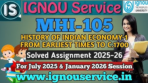 IGNOU MHI-105 Solved Assignment English Medium 2025-26 For July 2025 and January 2026 Sessions