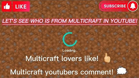 HOW MANY MULTICRAFTERS ARE IN YOUTUBE!!!