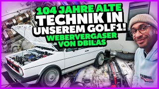 JP Performance  104 Jahre alte Technik in unserem Golf 1! Webervergaser von dbilas