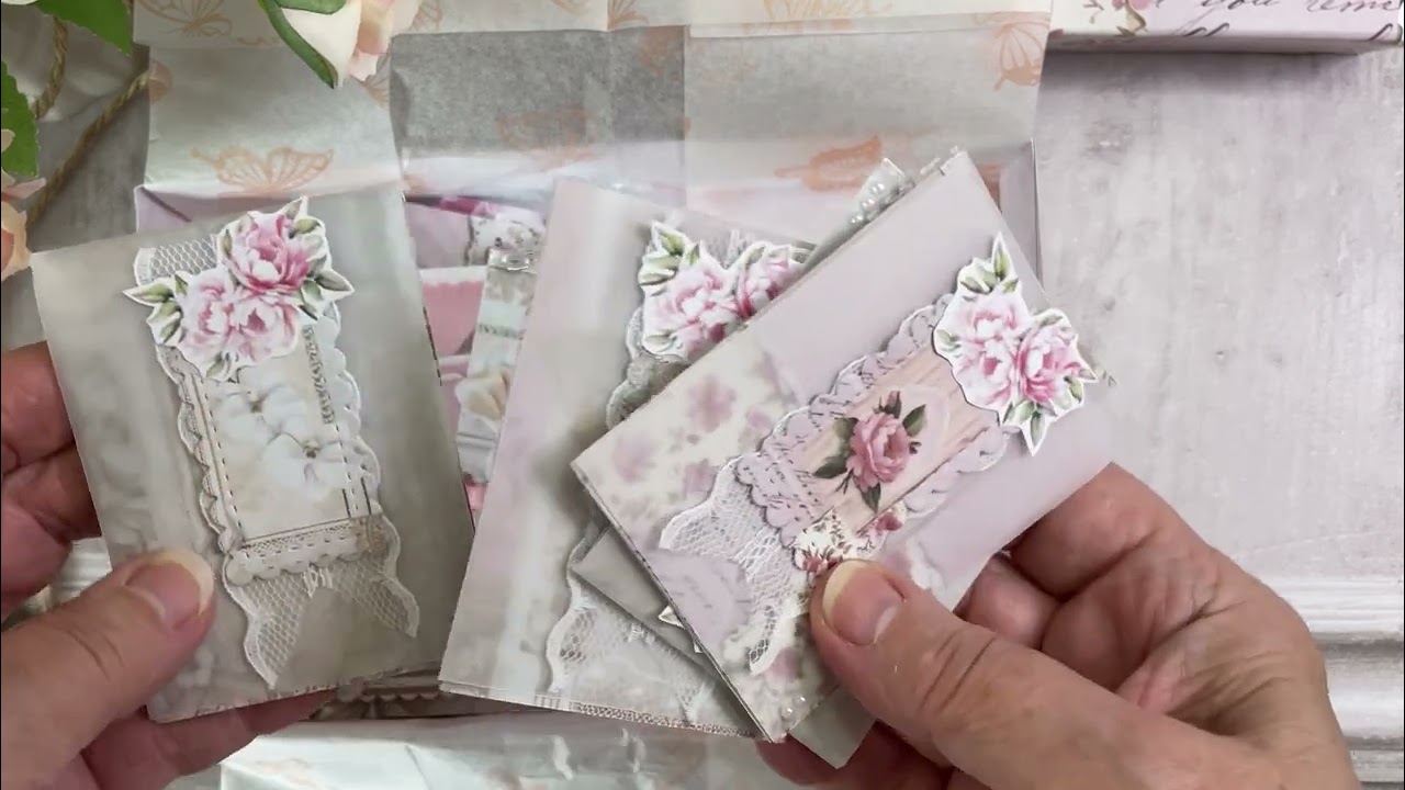 Blushing Charm Box including Mini Journal and Ephemera