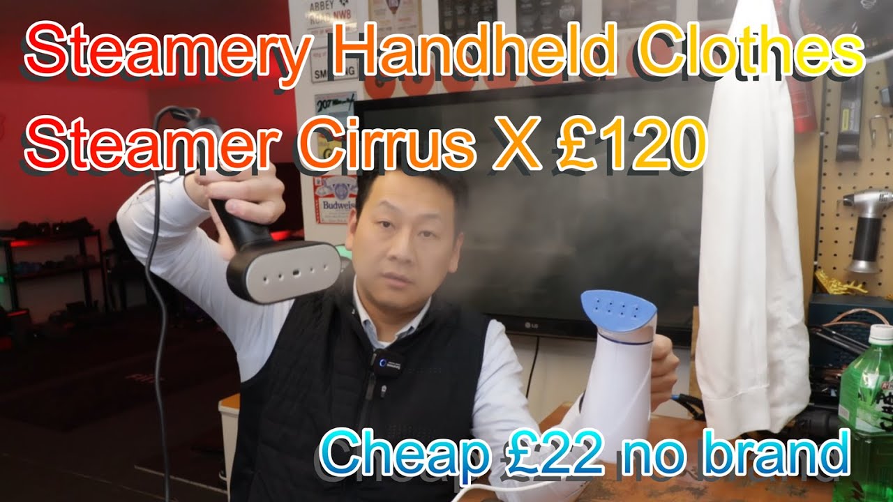 Steamery Handheld Clothes Steamer Cirrus X First use and review by