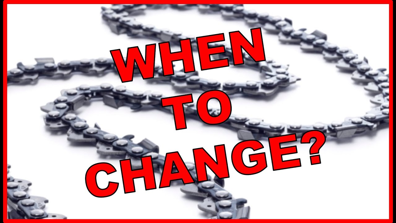 How Do You Know When To Change Your Chainsaw Chain? - YouTube