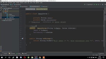 Programovací jazyk Java - 41 - toString metoda + kompozice