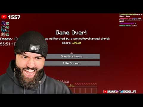 I died to the Warden and lost EVERYTHING... (Minecraft Hardcore all 4 Bosses DAY 11)