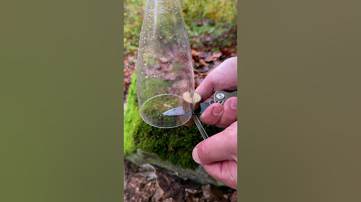 Survival Skills Lifehaks: A great IDEA of WOOD and PLASTIC in the Wild. #survival #camping