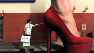 Giantess in Shoeniverse Commercial