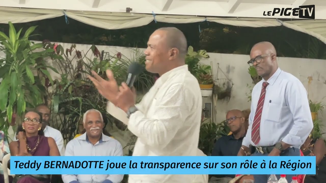 Teddy BERNADOTTE joue la transparence sur son rôle à la Région