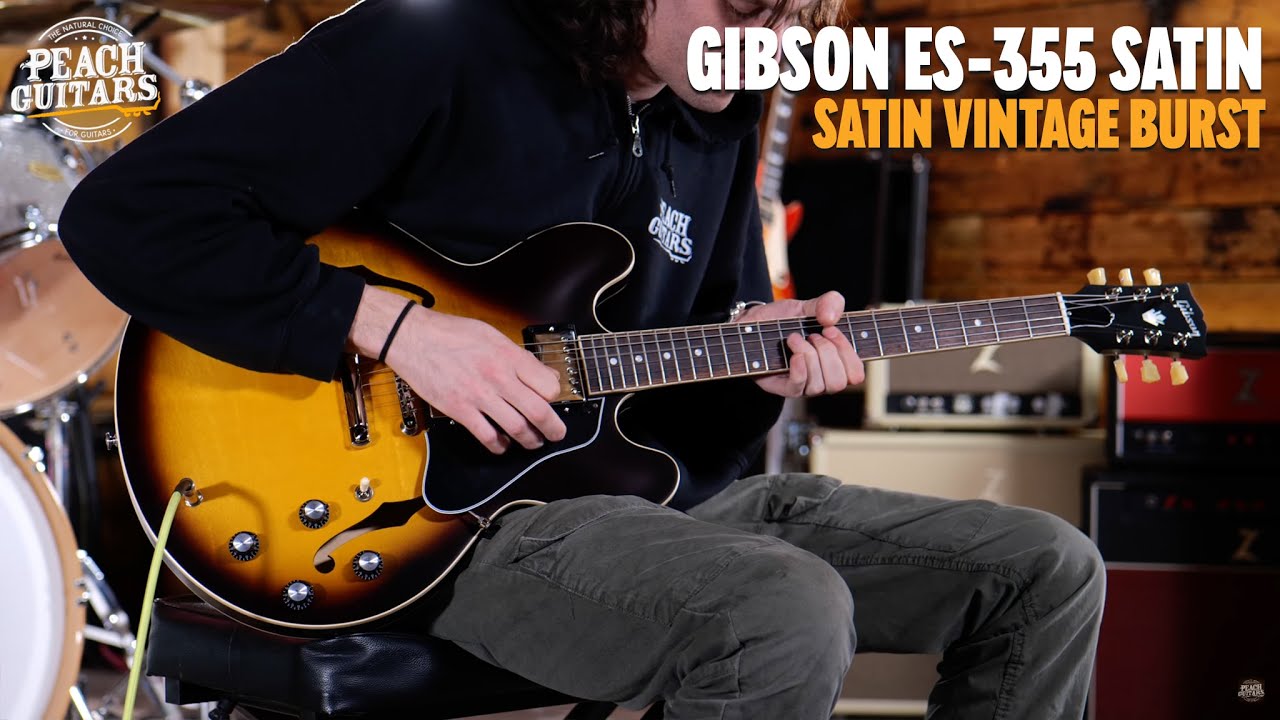 No Talking...Just Tones | Gibson ES-335 Satin - Satin Vintage Burst