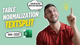 Table Normalization using TEXTSPLIT and SUBSTITUTE Functions - Excel தமிழ்