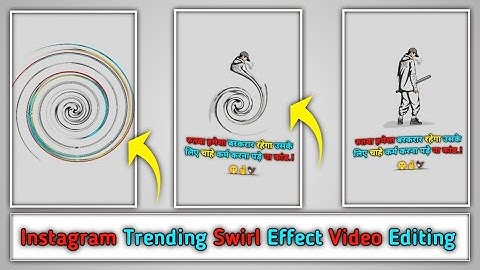 Instagram Trending Swirl Effect Video Editing || Viral Reel Editing || Alight Motion
