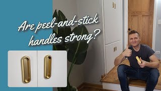 Amazon Peel and Stick Door and Drawer Handles. Are they Reliable and Strong? Net Worth